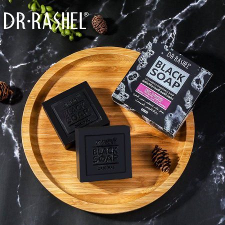 Dr. Rashel Black Soap Collagen & Charcoals Deep Cleansing